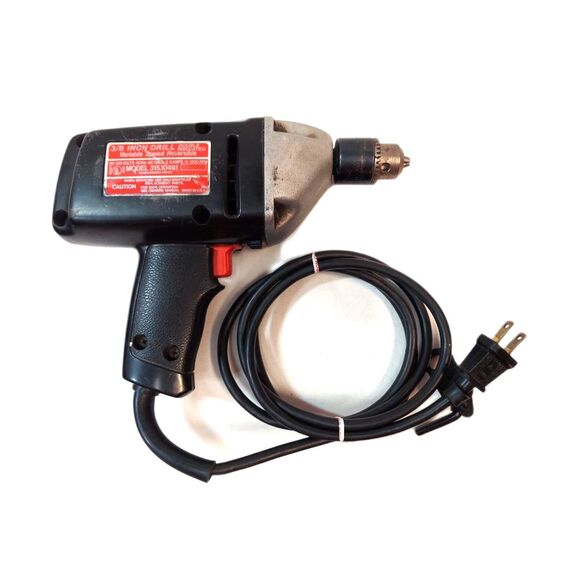 Sears Craftsman 3/8" Drill Corded Variable Speed Reversible Model 315.10491 - Picture 1 of 3